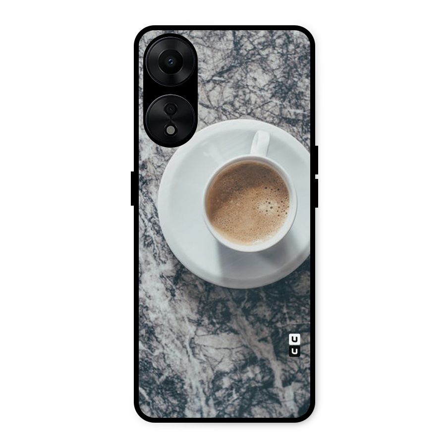 Coffee On Marble Metal Back Case for Oppo A78 5G