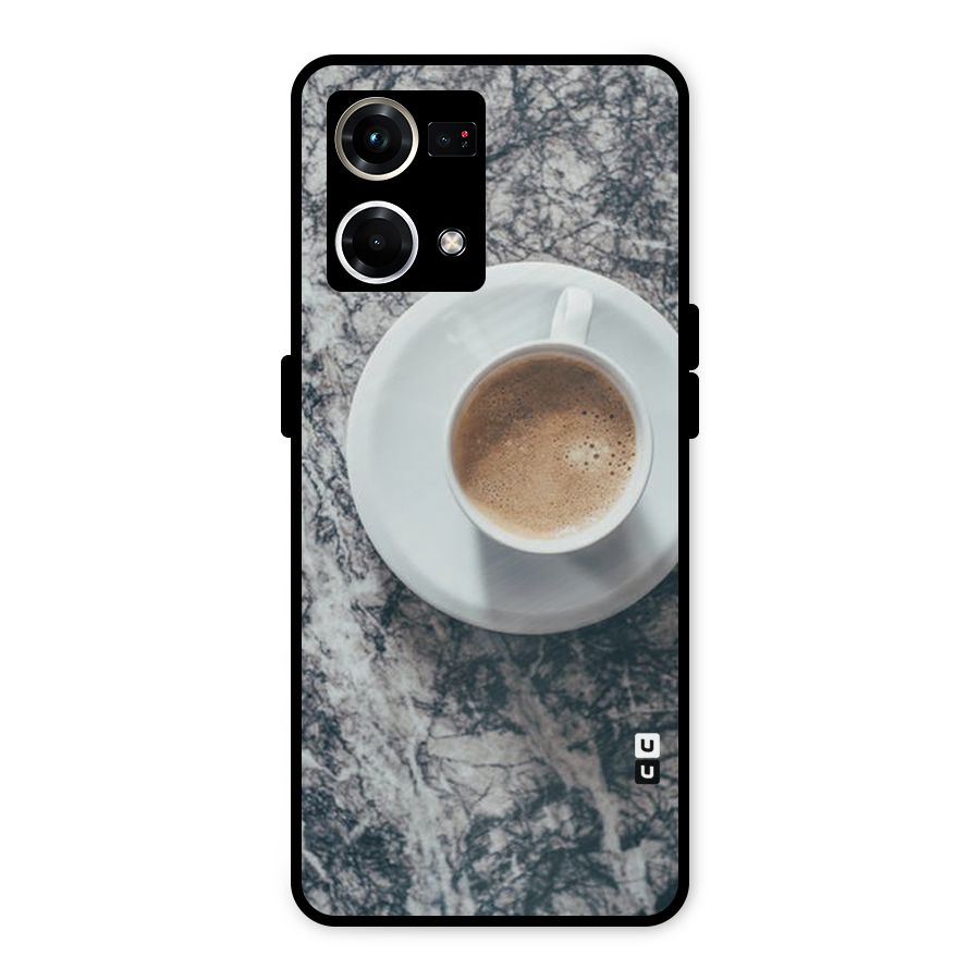 Coffee On Marble Metal Back Case for Oppo F21 Pro 4G