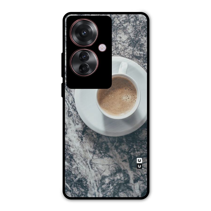 Coffee On Marble Metal Back Case for Oppo F25 Pro