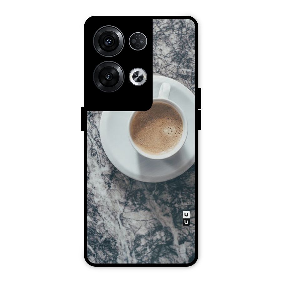 Coffee On Marble Metal Back Case for Oppo Reno8 Pro 5G