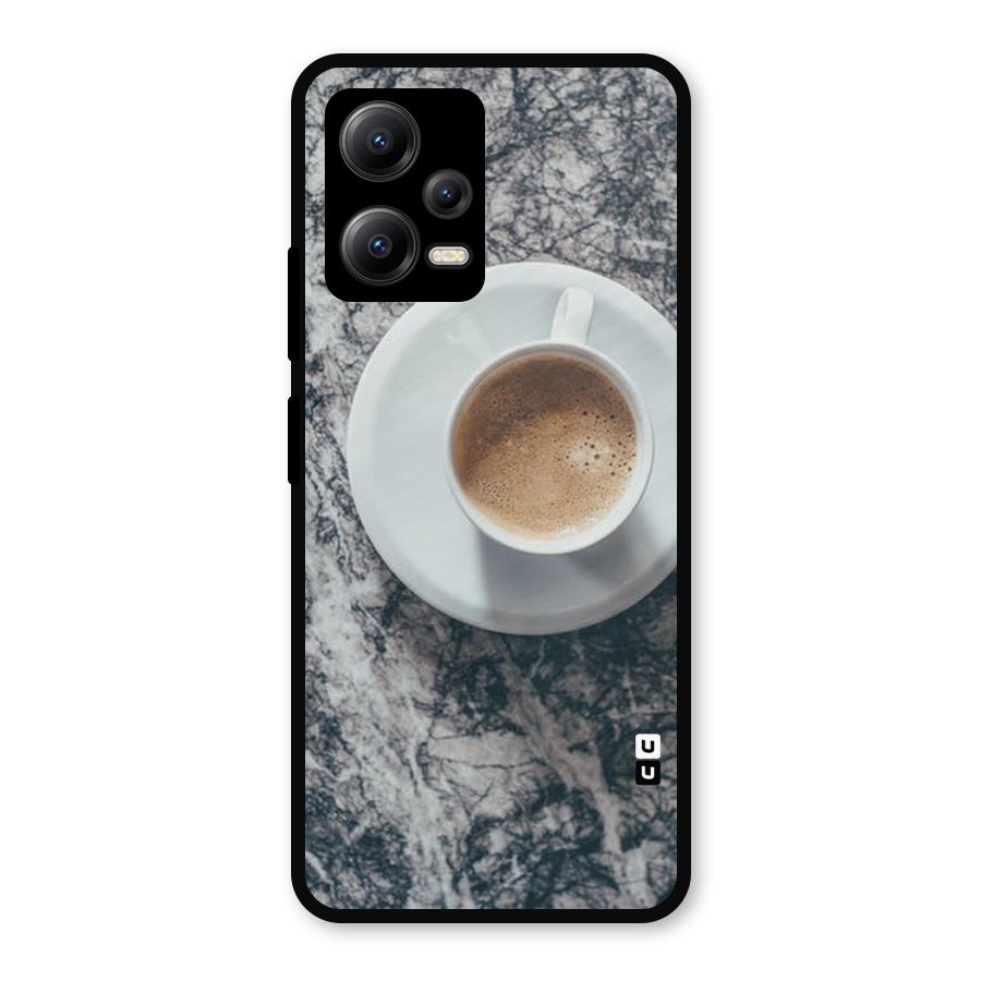 Coffee On Marble Metal Back Case for Redmi Note 12 5G