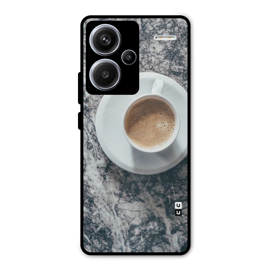 Coffee On Marble Metal Back Case for Redmi Note 13 Pro Plus