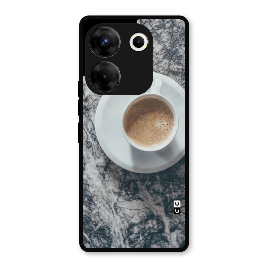 Coffee On Marble Metal Back Case for Tecno Camon 20