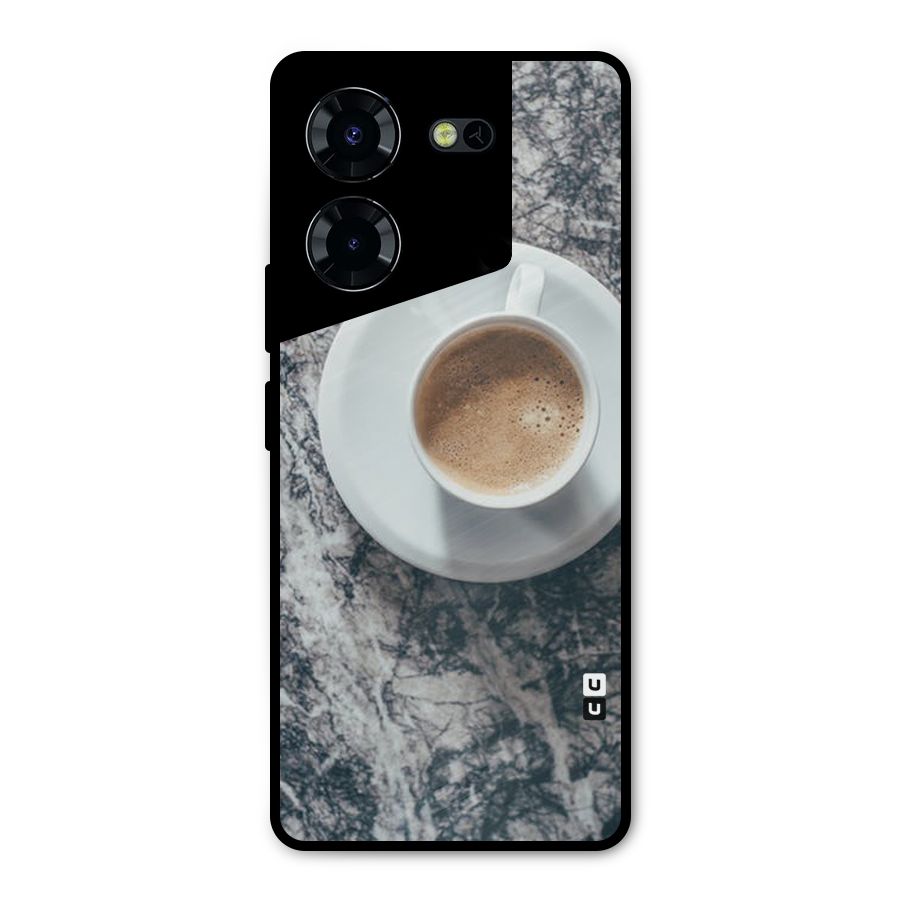Coffee On Marble Metal Back Case for Tecno Pova 5 Pro 5G