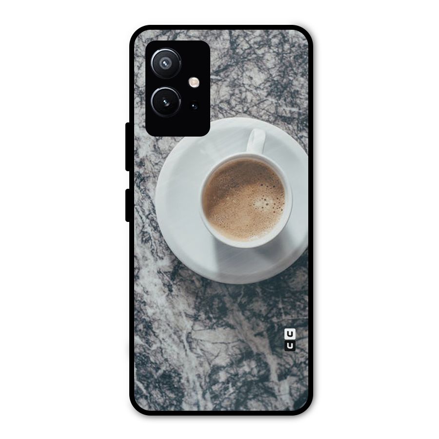 Coffee On Marble Metal Back Case for Vivo T1 5G