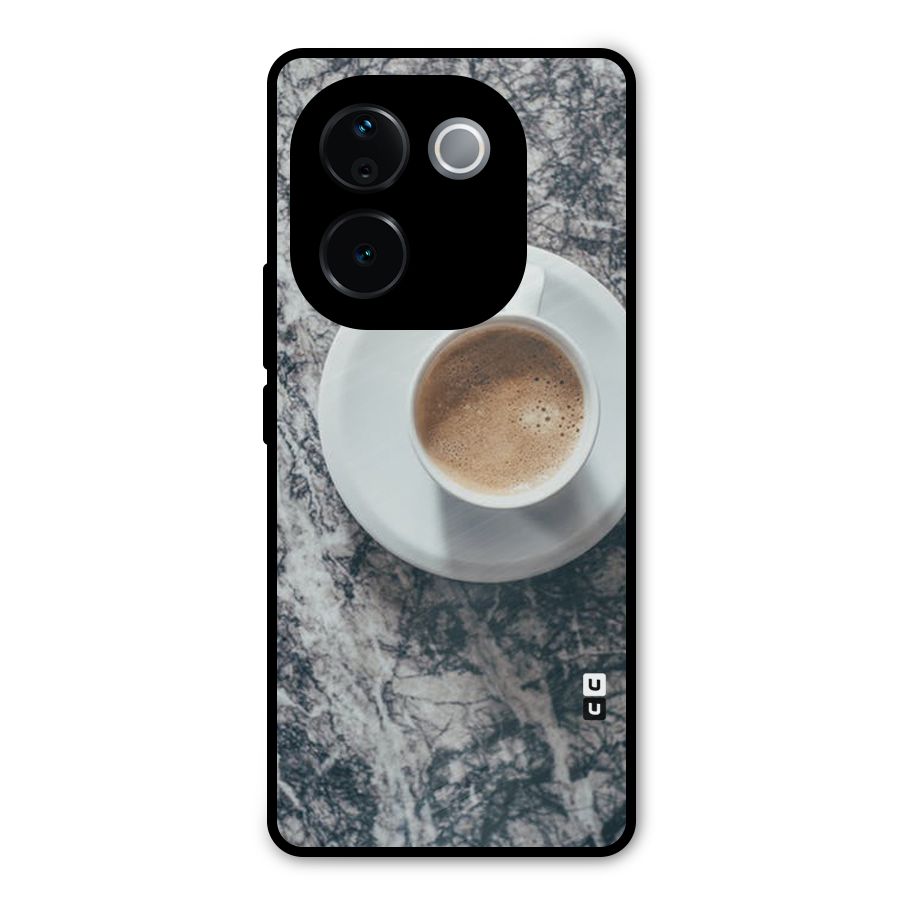 Coffee On Marble Metal Back Case for Vivo T3 Pro