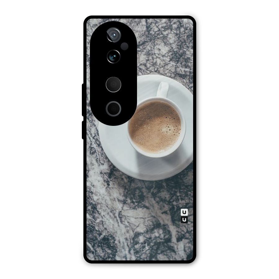 Coffee On Marble Metal Back Case for Vivo T3 Ultra