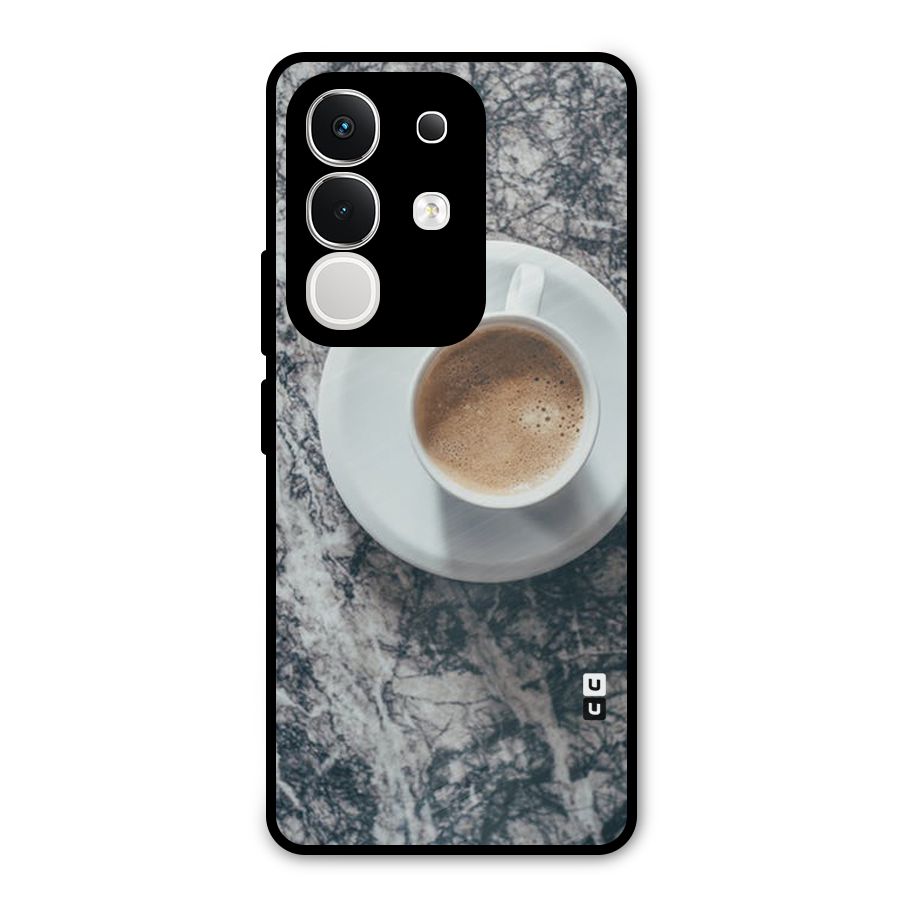 Coffee On Marble Metal Back Case for Vivo T4x
