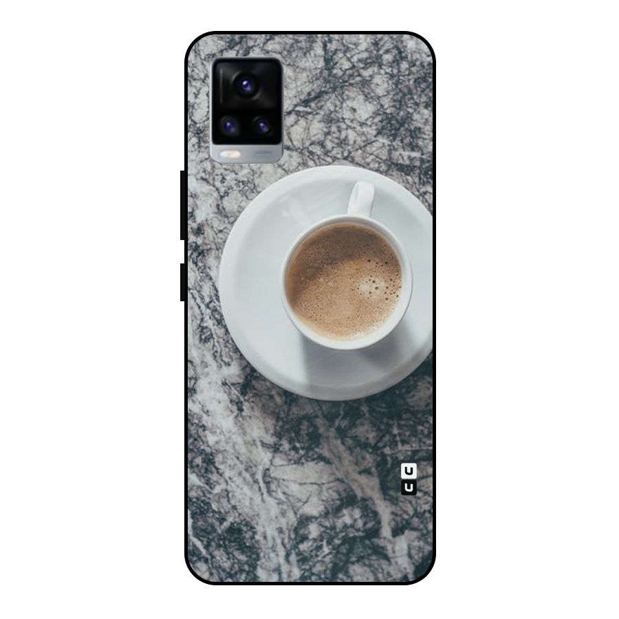 Coffee On Marble Metal Back Case for Vivo V20 2021