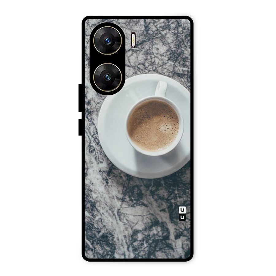 Coffee On Marble Metal Back Case for Vivo V29e