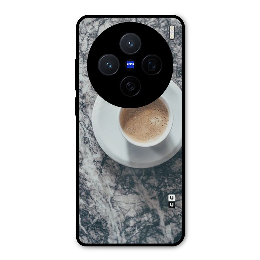 Coffee On Marble Metal Back Case for Vivo X200