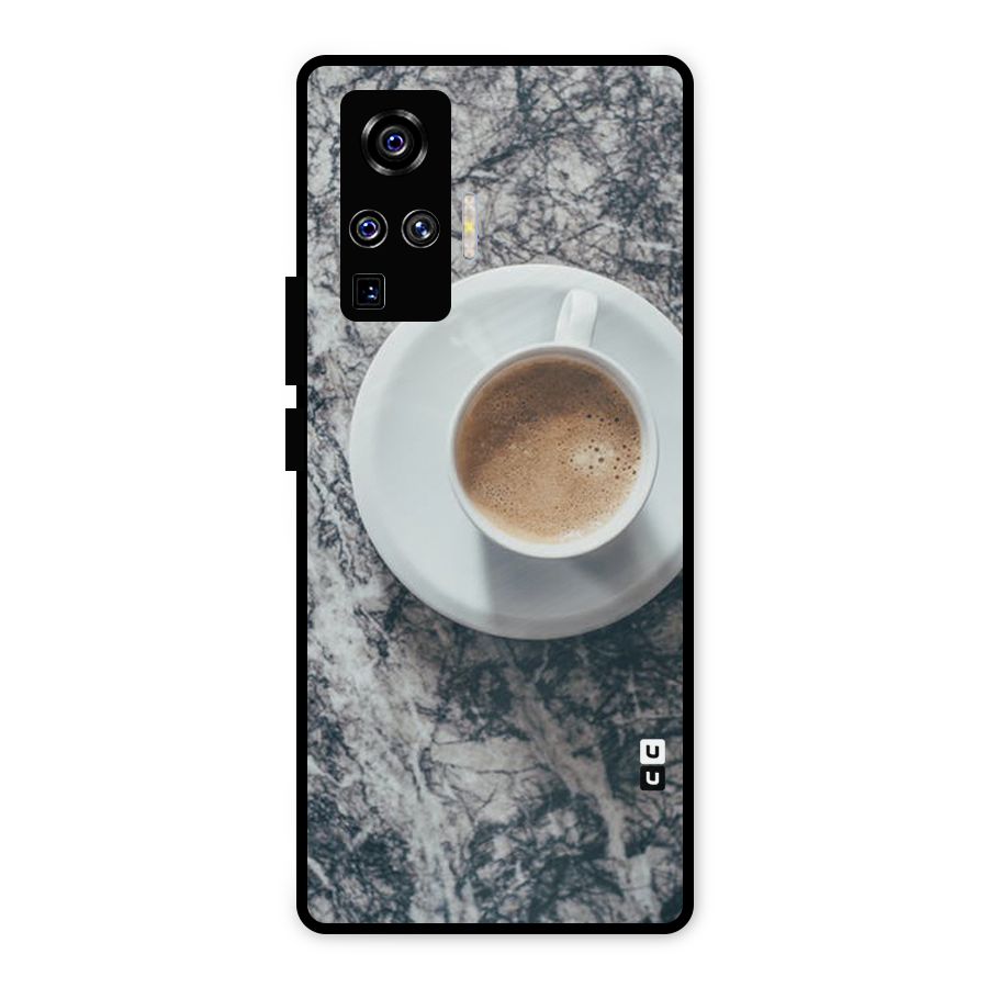 Coffee On Marble Metal Back Case for Vivo X50 Pro