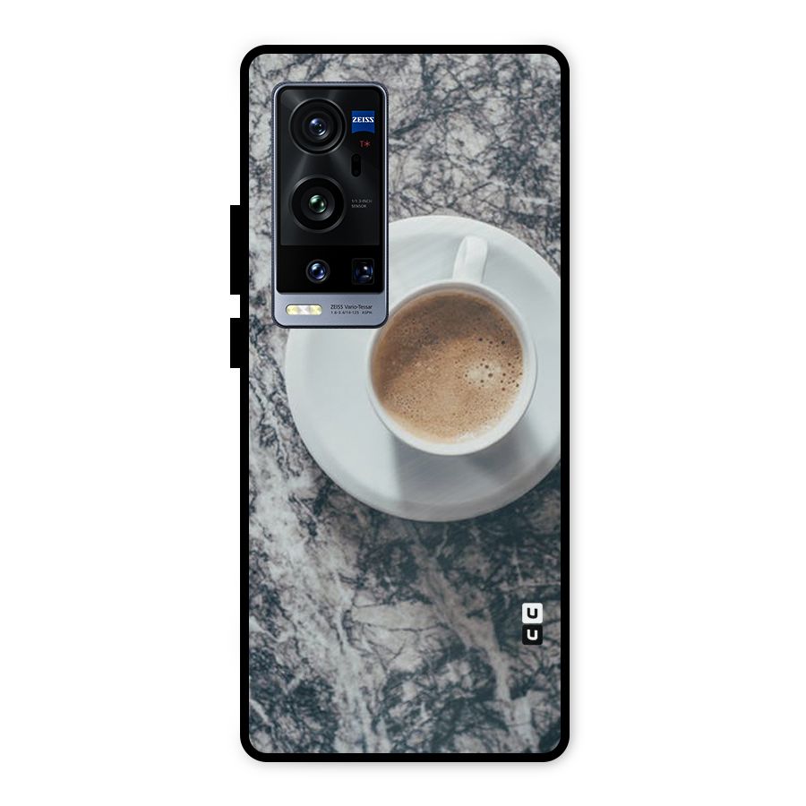 Coffee On Marble Metal Back Case for Vivo X60 Pro Plus