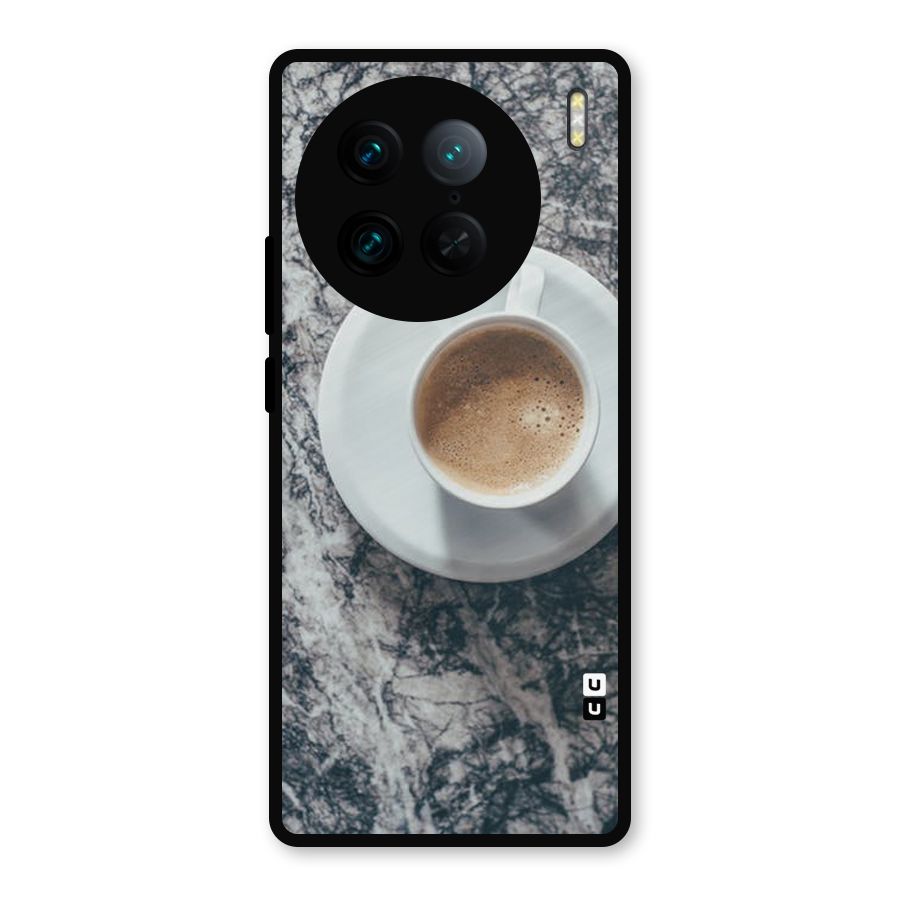 Coffee On Marble Metal Back Case for Vivo X90 Pro