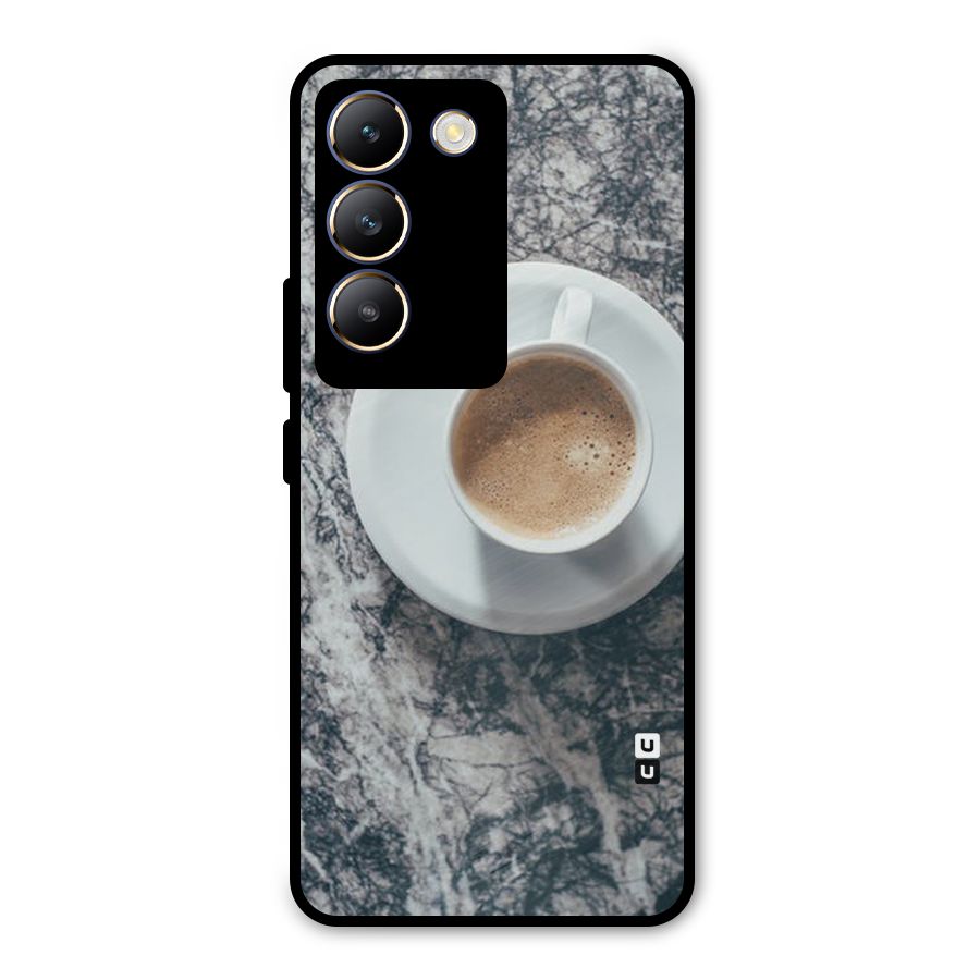 Coffee On Marble Metal Back Case for Vivo Y200e