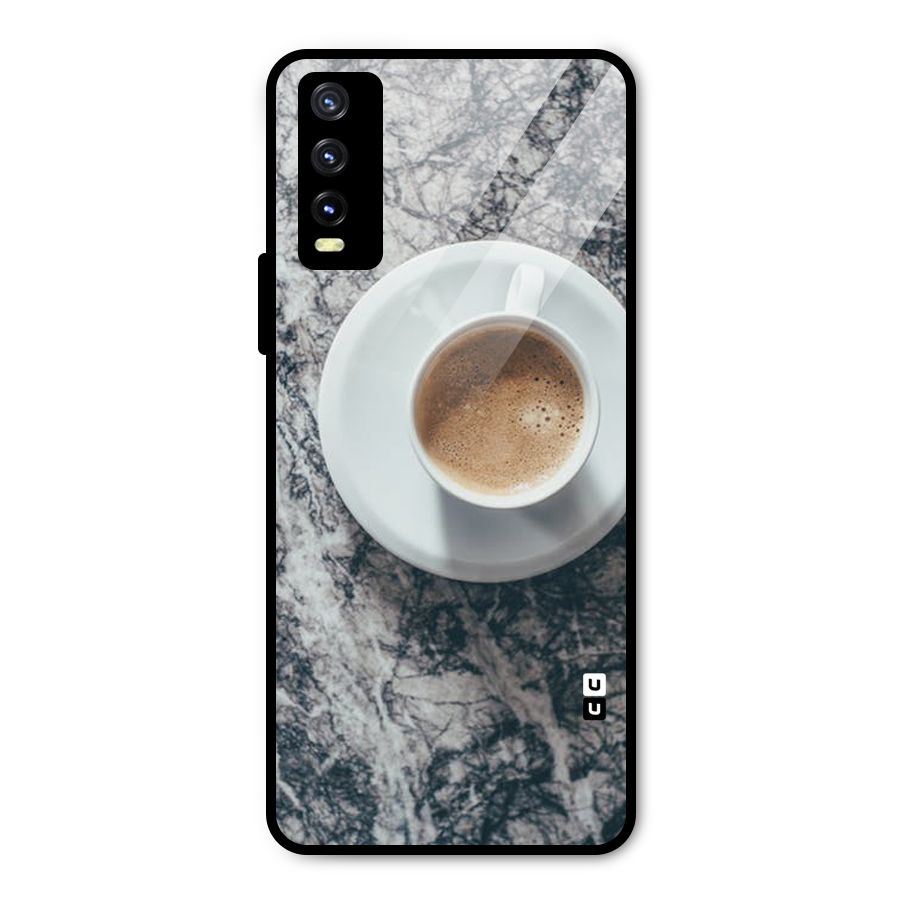 Coffee On Marble Metal Back Case for Vivo Y20g