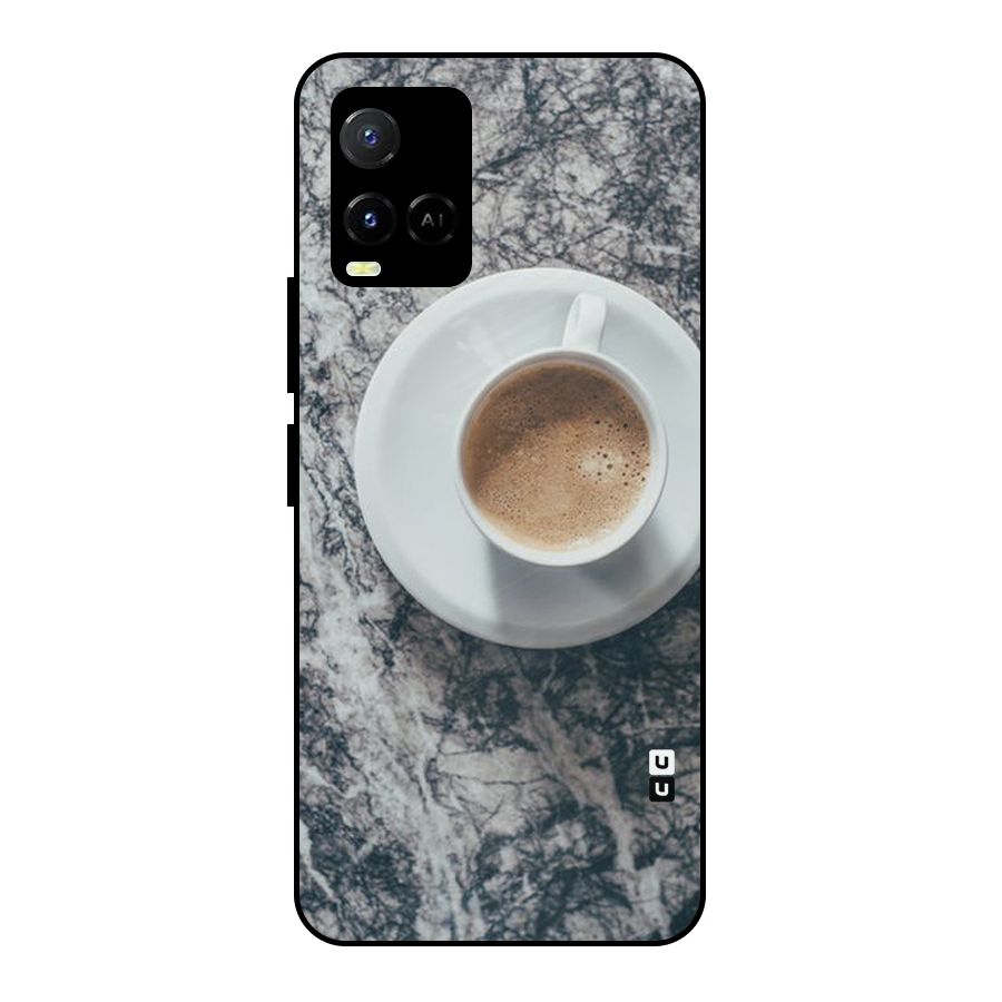 Coffee On Marble Metal Back Case for Vivo Y21T
