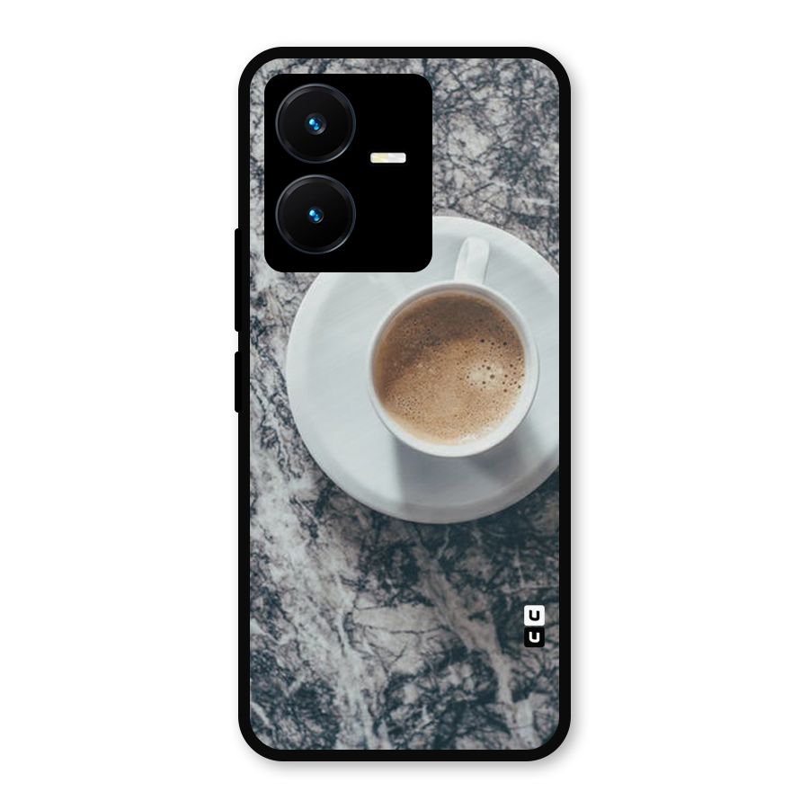 Coffee On Marble Metal Back Case for Vivo Y22