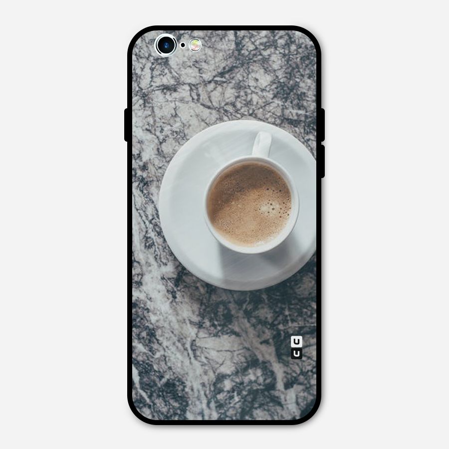 Coffee On Marble Metal Back Case for iPhone 6 6s