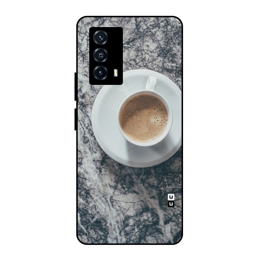 Coffee On Marble Metal Back Case for iQOO Z5