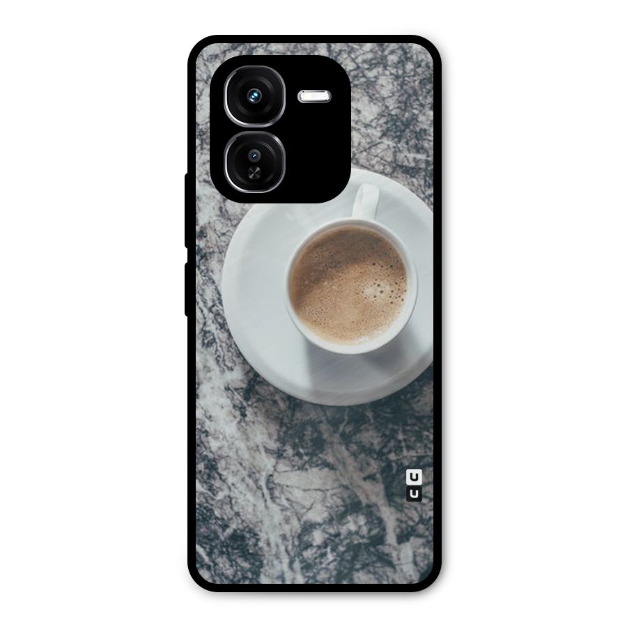 Coffee On Marble Metal Back Case for iQOO Z9x