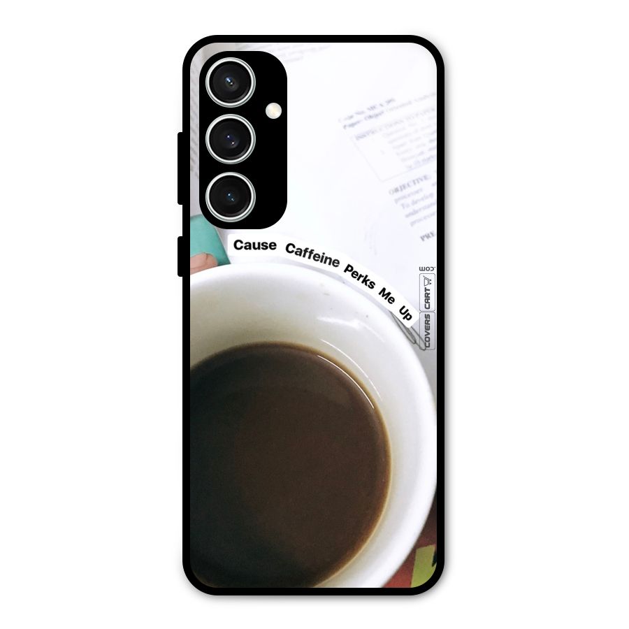 Coffee Perks Glass Back Case for Galaxy S23 FE