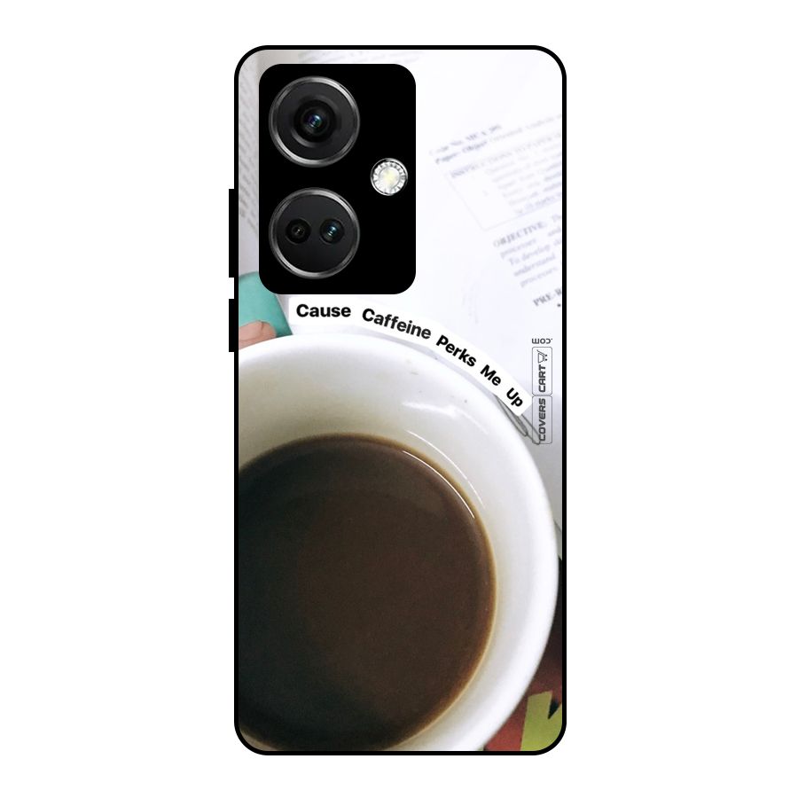 Coffee Perks Glass Back Case for OnePlus Nord CE 3 5G