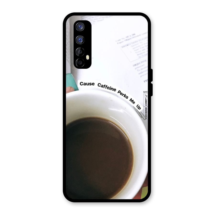 Coffee Perks Glass Back Case for Realme Narzo 20 Pro