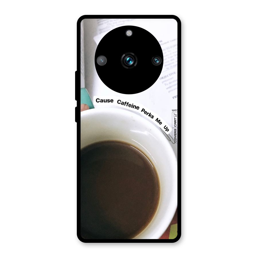 Coffee Perks Glass Back Case for Realme Narzo 60 Pro