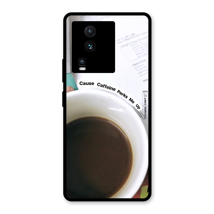 Coffee Perks Glass Back Case for Vivo iQOO Neo 7