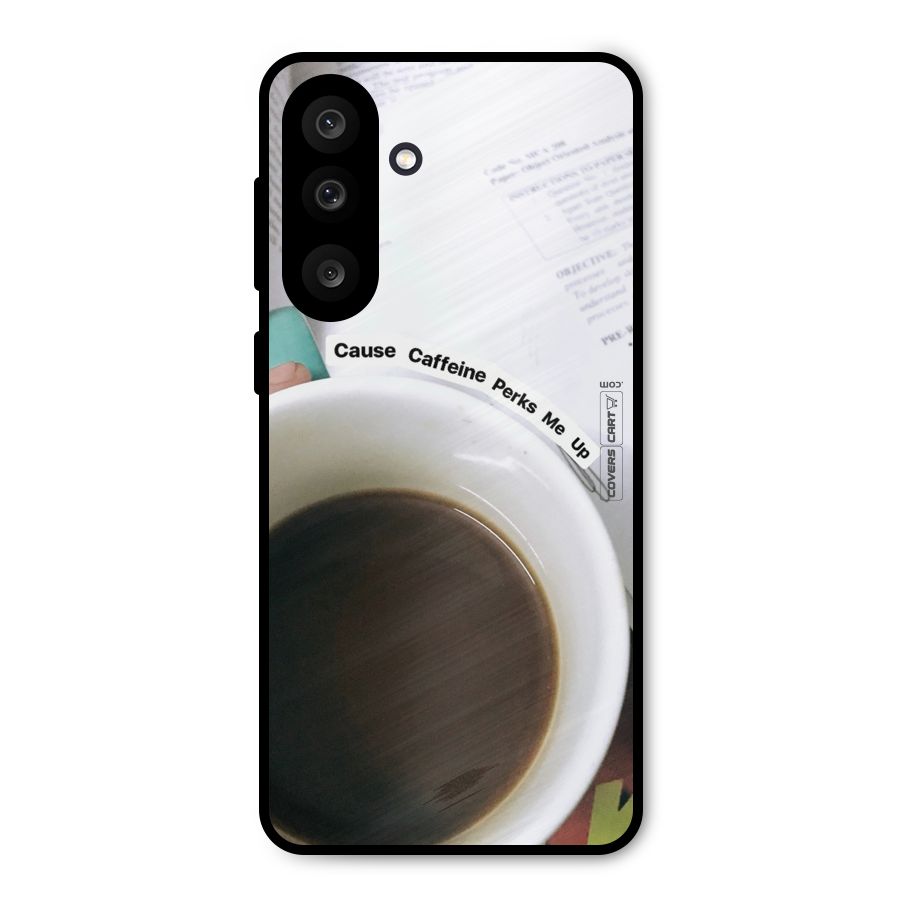 Coffee Perks Metal Back Case for Galaxy M56