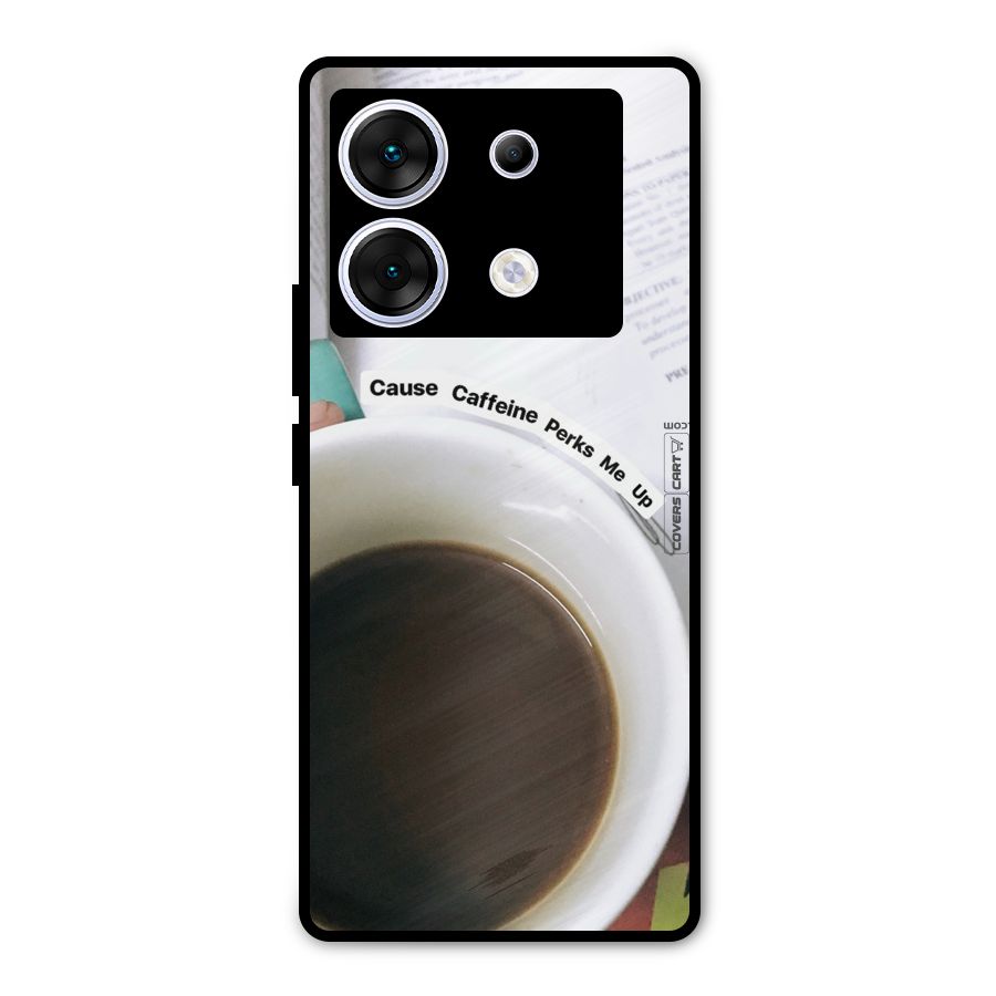 Coffee Perks Metal Back Case for Infinix Zero 30 5G