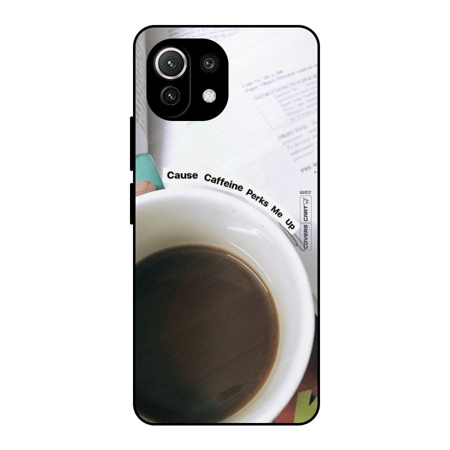 Coffee Perks Metal Back Case for Mi 11 Lite NE 5G