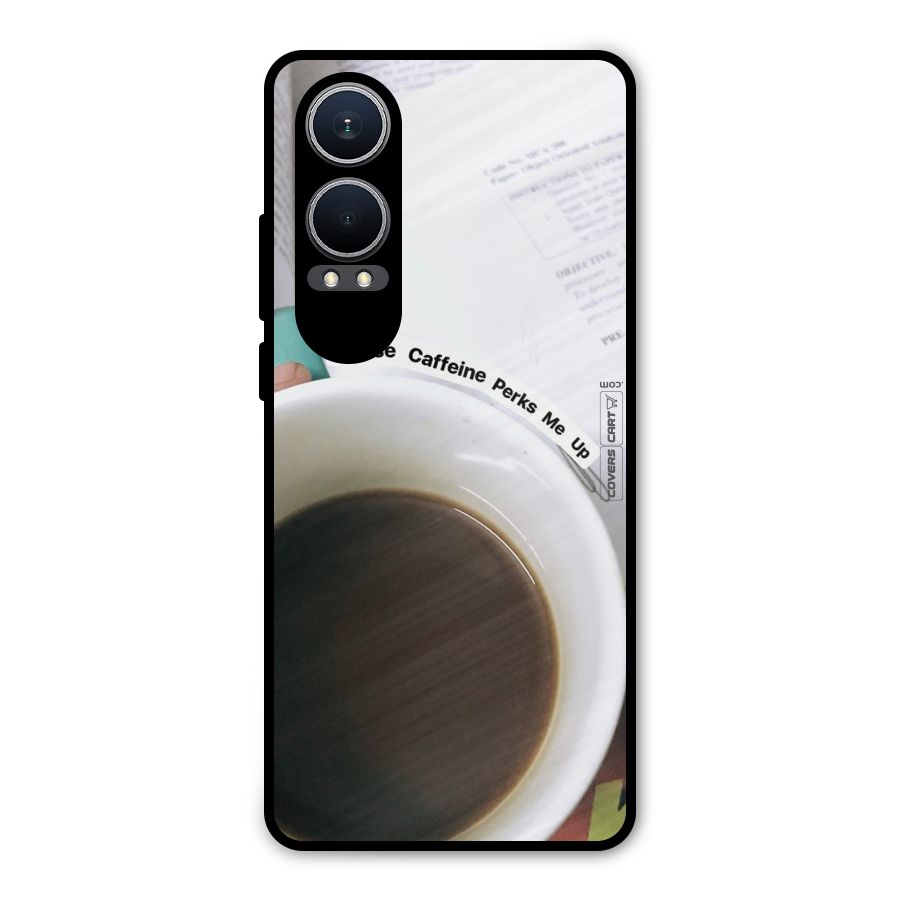 Coffee Perks Metal Back Case for OnePlus Nord CE4 Lite