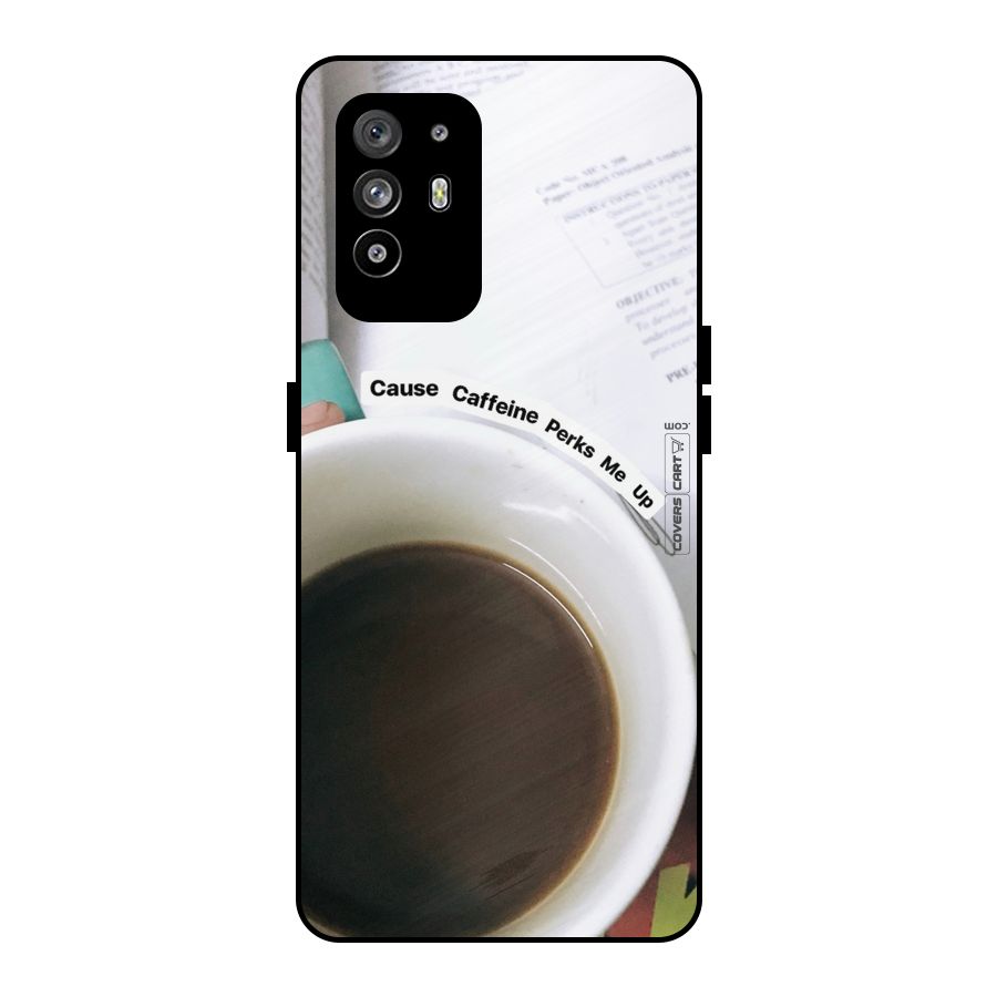 Coffee Perks Metal Back Case for Oppo F19 Pro Plus 5G