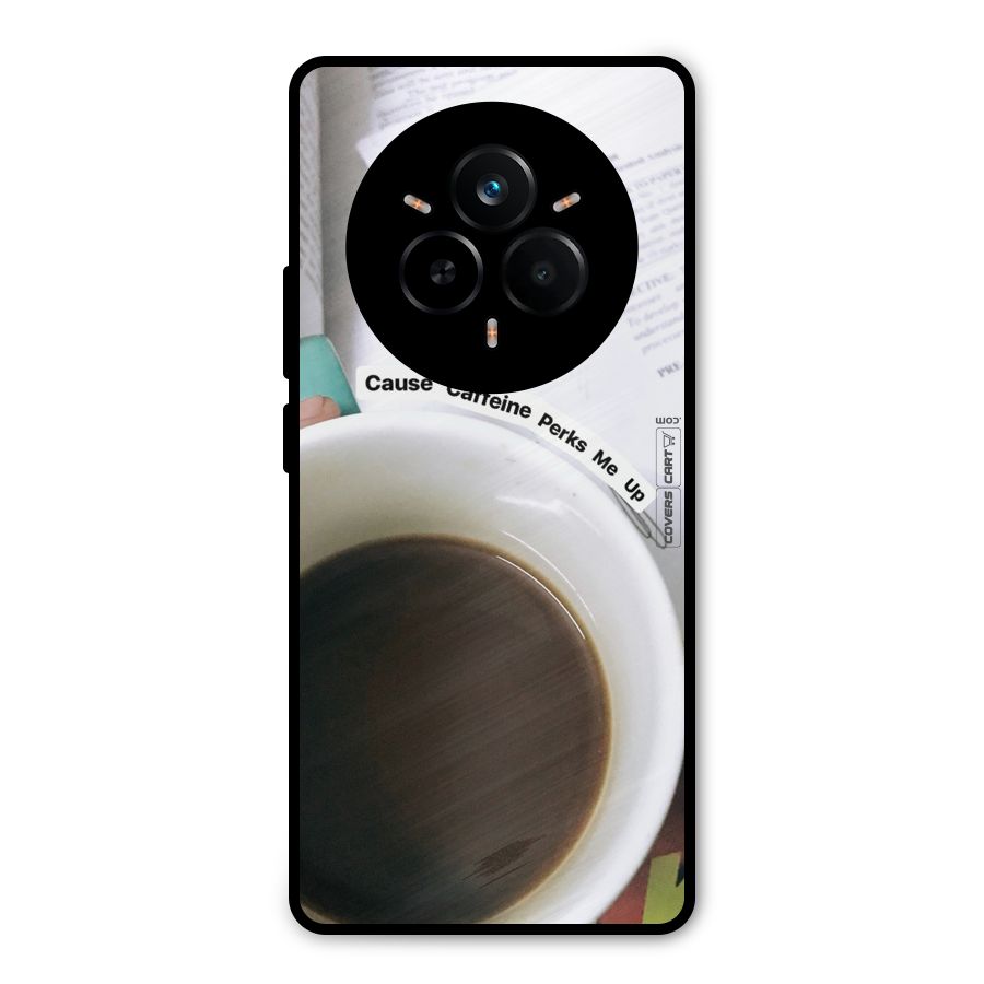 Coffee Perks Metal Back Case for Realme 14 Pro