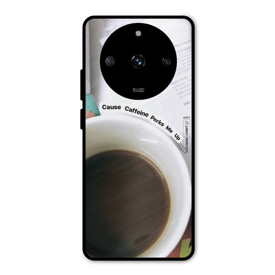 Coffee Perks Metal Back Case for Realme Narzo 60 5G