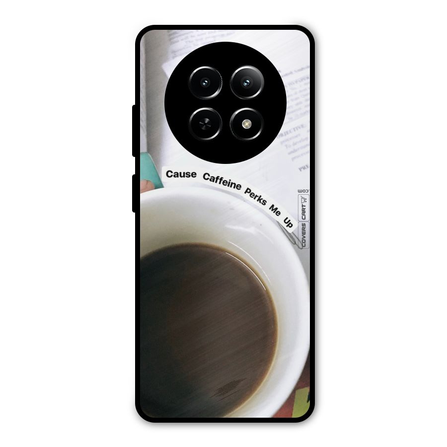 Coffee Perks Metal Back Case for Realme Narzo N65