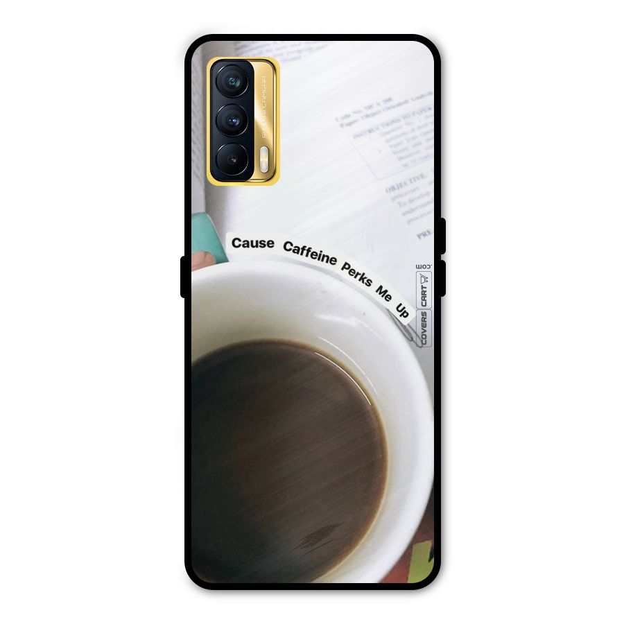 Coffee Perks Metal Back Case for Realme X7