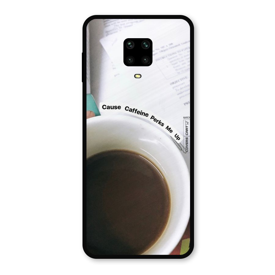 Coffee Perks Metal Back Case for Redmi Note 9 Pro Max