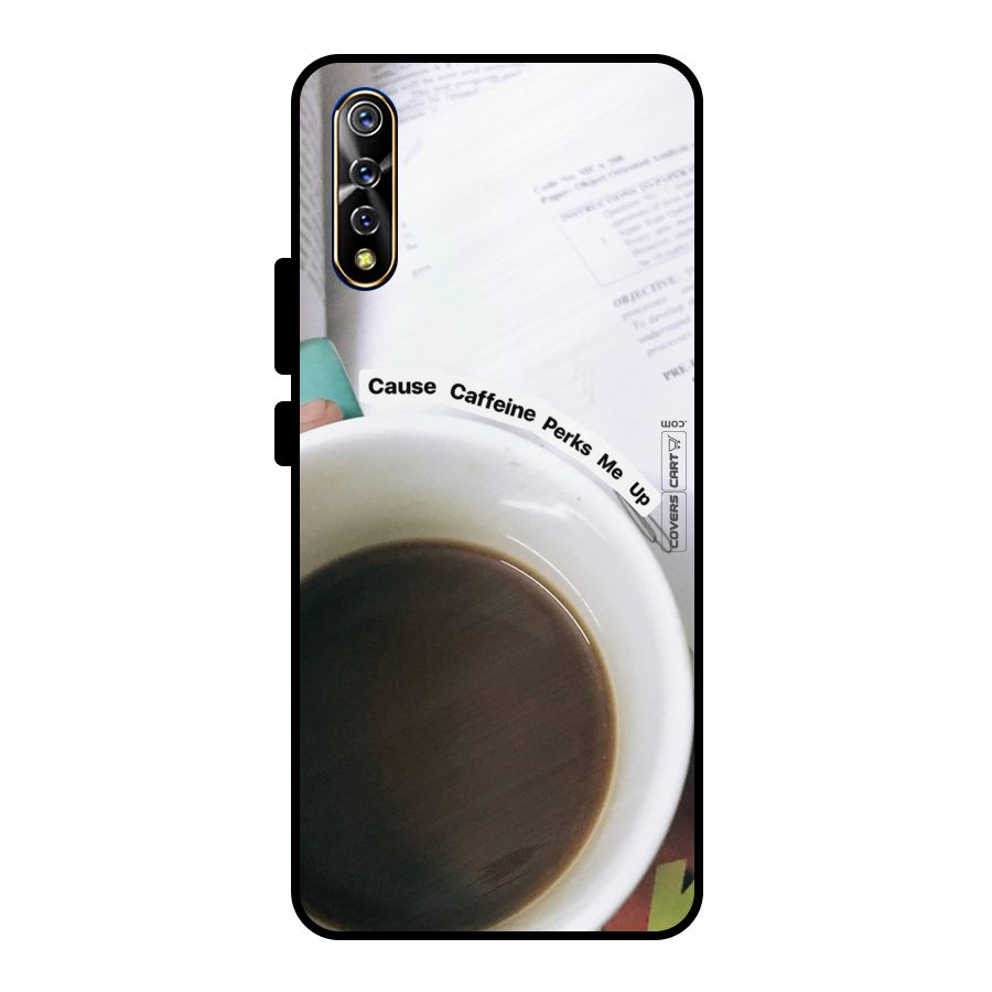 Coffee Perks Metal Back Case for Vivo S1