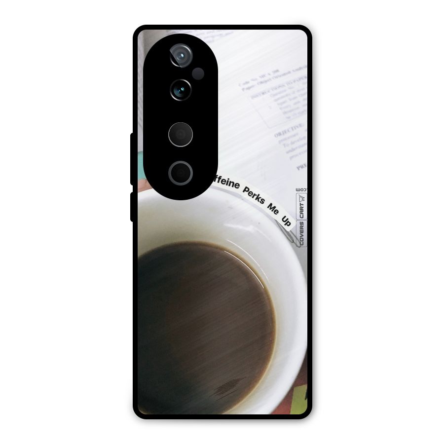 Coffee Perks Metal Back Case for Vivo T3 Ultra