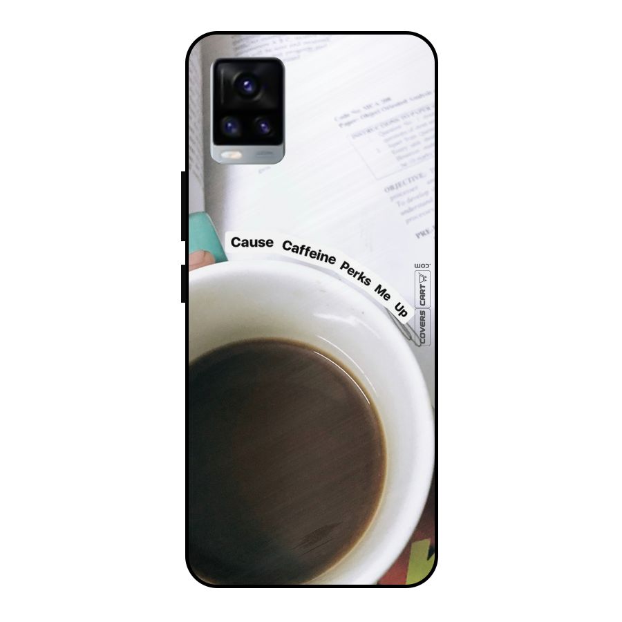 Coffee Perks Metal Back Case for Vivo V20 2021