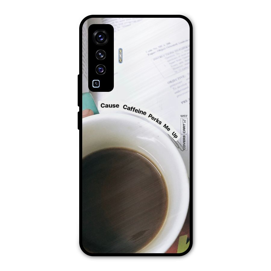 Coffee Perks Metal Back Case for Vivo X50