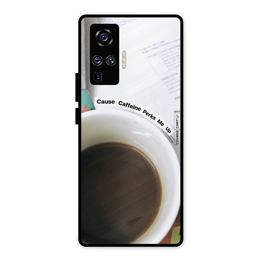 Coffee Perks Metal Back Case for Vivo X50 Pro