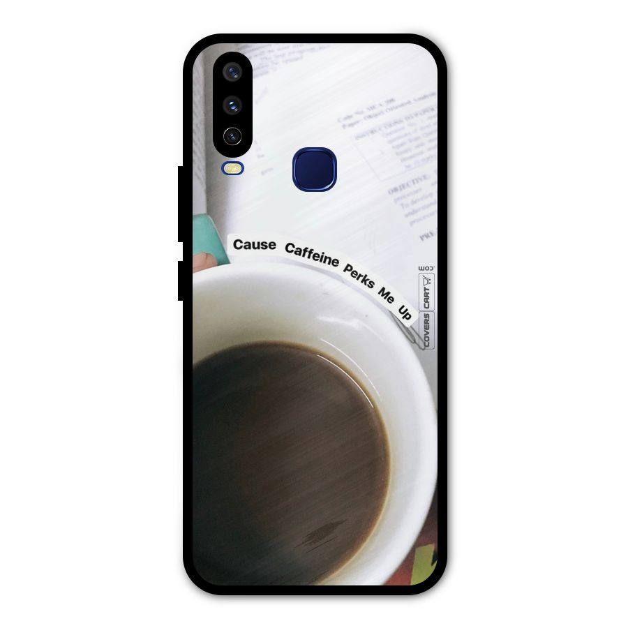 Coffee Perks Metal Back Case for Vivo Y12