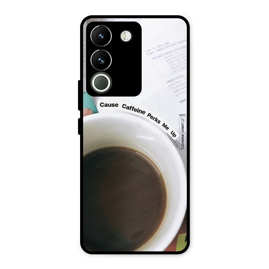 Coffee Perks Metal Back Case for Vivo Y200