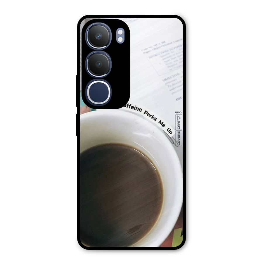 Coffee Perks Metal Back Case for Vivo Y29