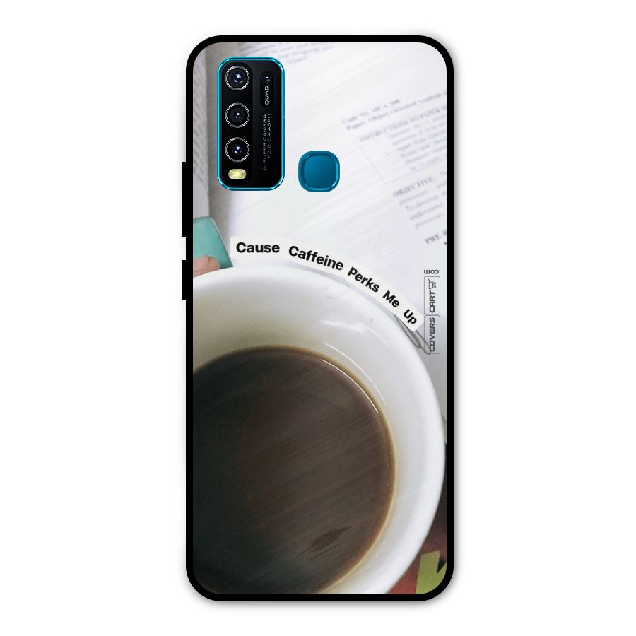 Coffee Perks Metal Back Case for Vivo Y50