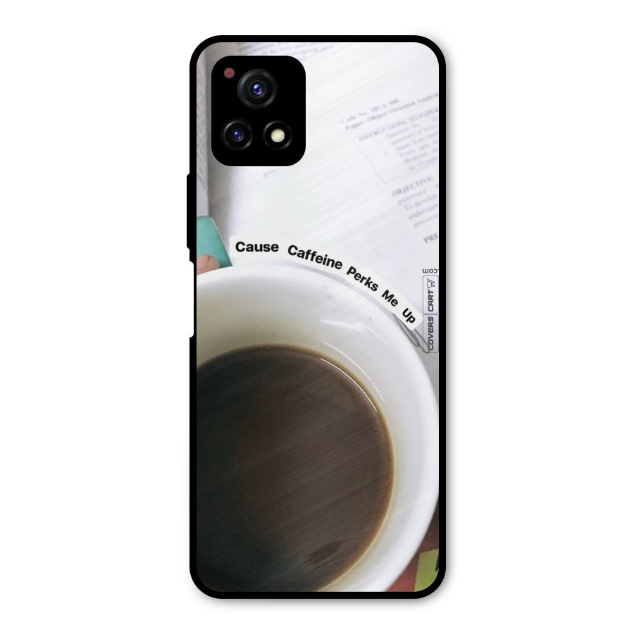 Coffee Perks Metal Back Case for Vivo Y72 5G